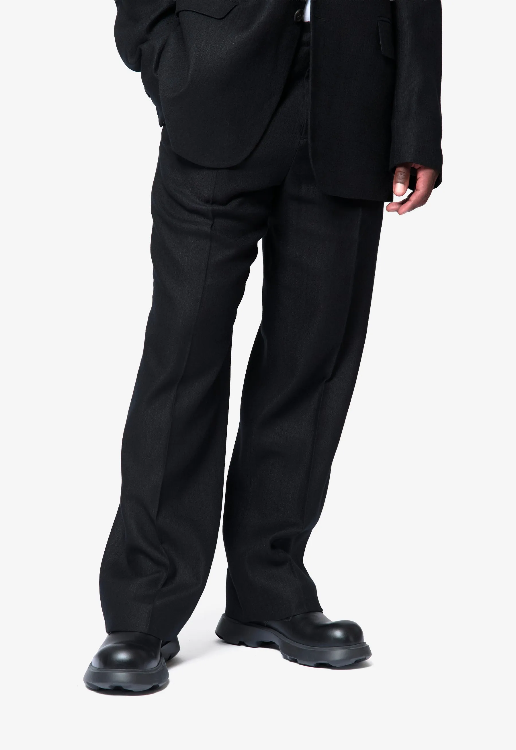 Borrowed Chino Coal Black Link Stripe Weave M4254BC sold by Nomad product image thumbnail 2