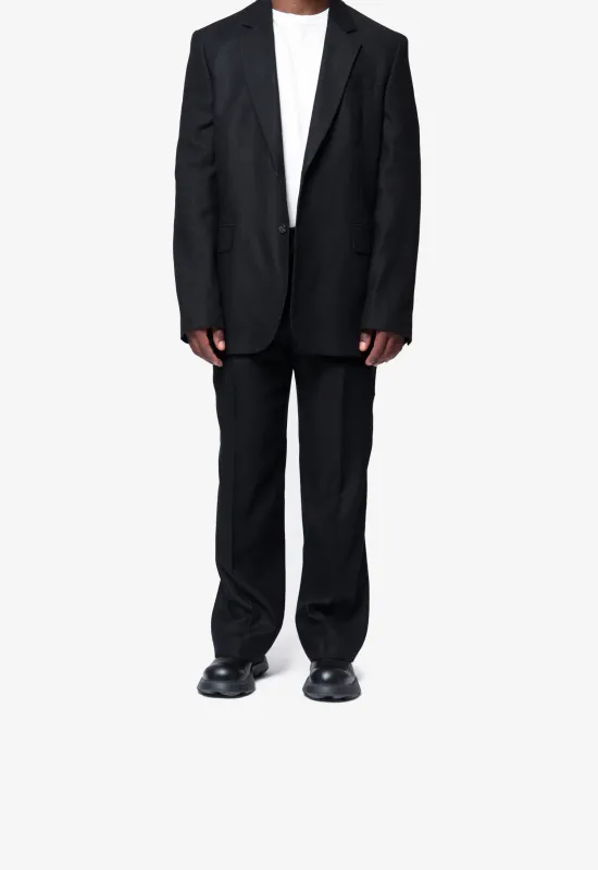 Borrowed Chino Coal Black Link Stripe Weave M4254BC sold by Nomad