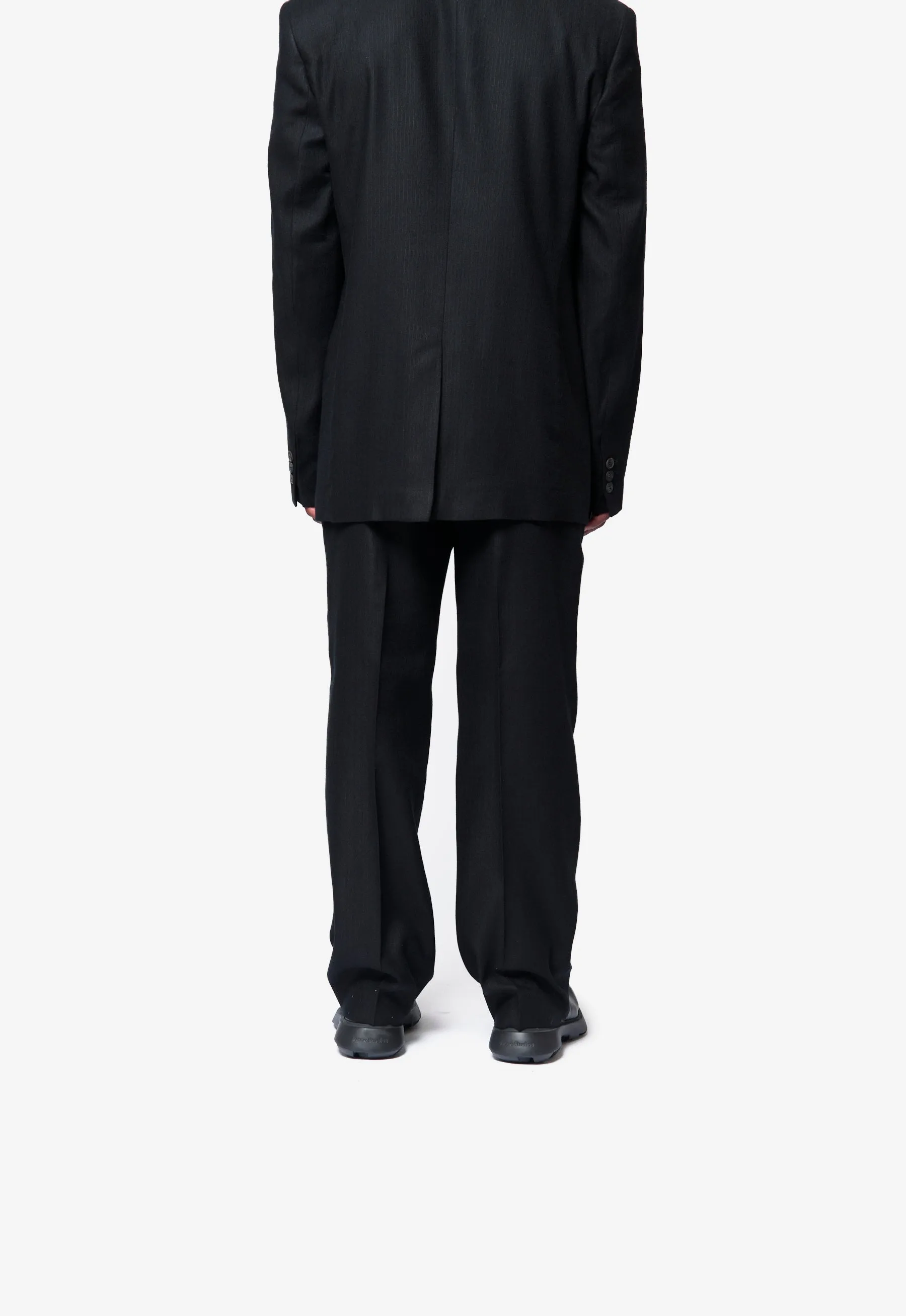 Borrowed Chino Coal Black Link Stripe Weave M4254BC sold by Nomad product image thumbnail 5