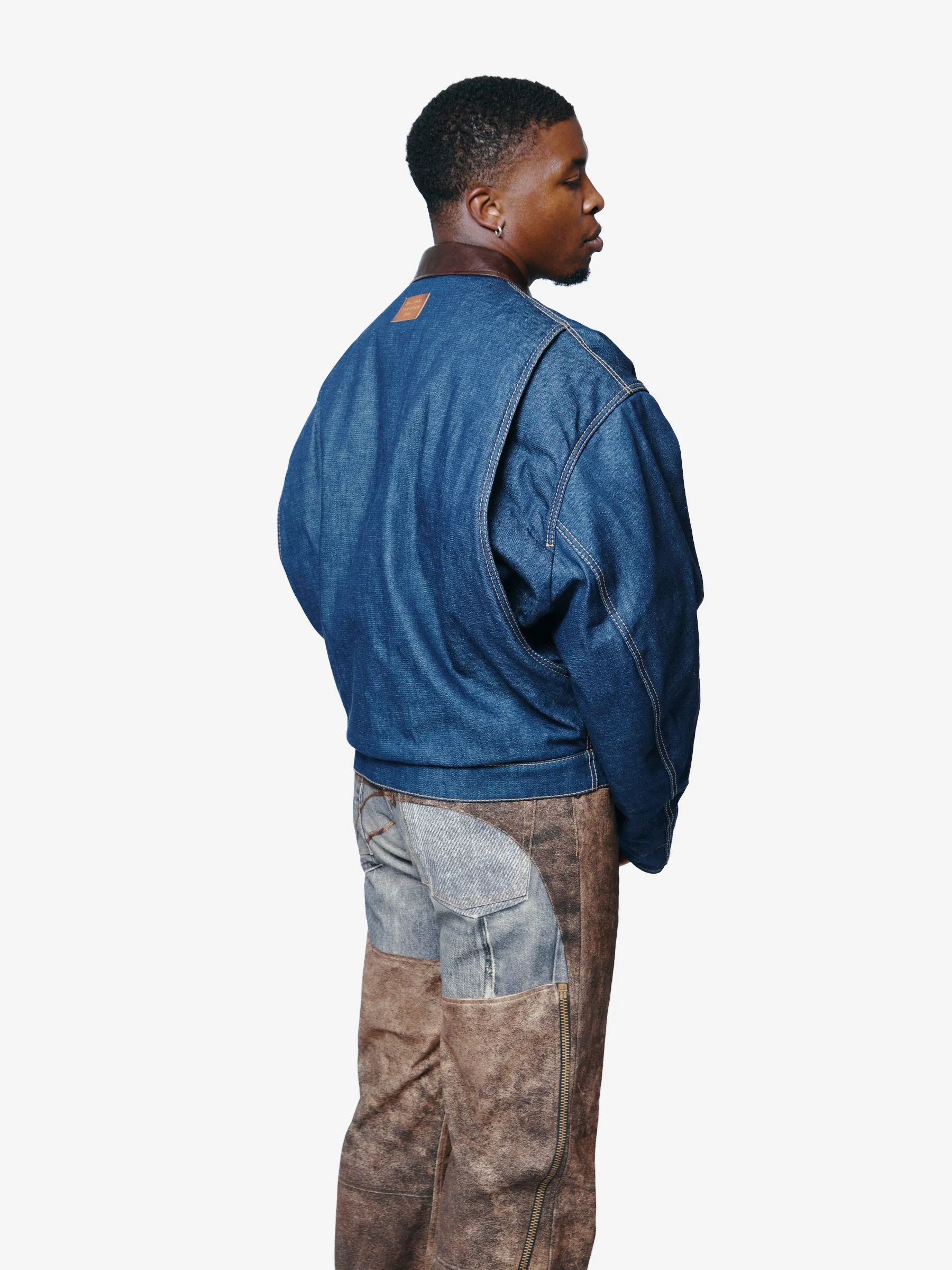 Denim Jacket Indigo Blue FN-MN-OUTW001234 sold by Nomad product image thumbnail 5