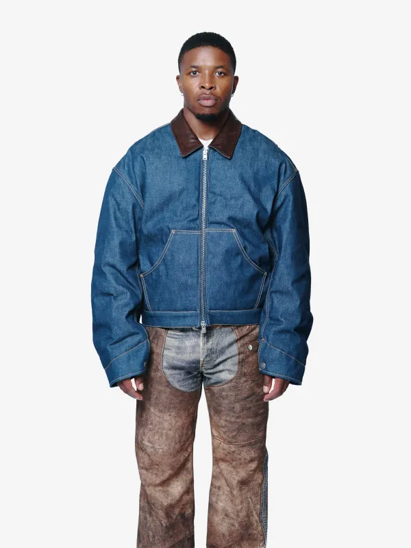 Denim Jacket Indigo Blue FN-MN-OUTW001234 sold by Nomad