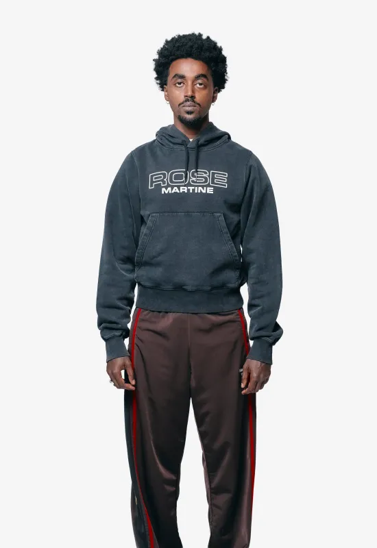 Shrunken Hoodie Black Washed 625JS01002CW sold by Nomad