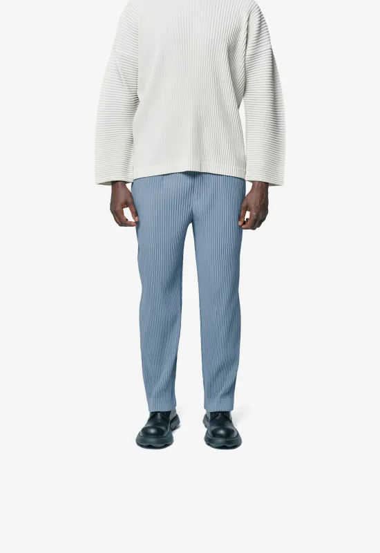 Tailored Pleats 1 Pant Slate Blue HP58-JF152-71 made by Issey Miyake