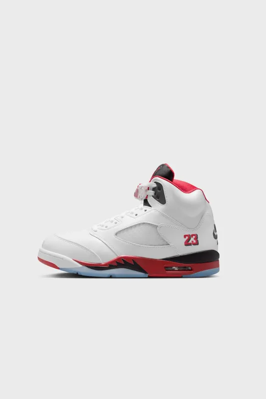 Air Jordan 5 Retro WHITE/FIRE RED-BLACK HQ7978-101 sold by Nomad