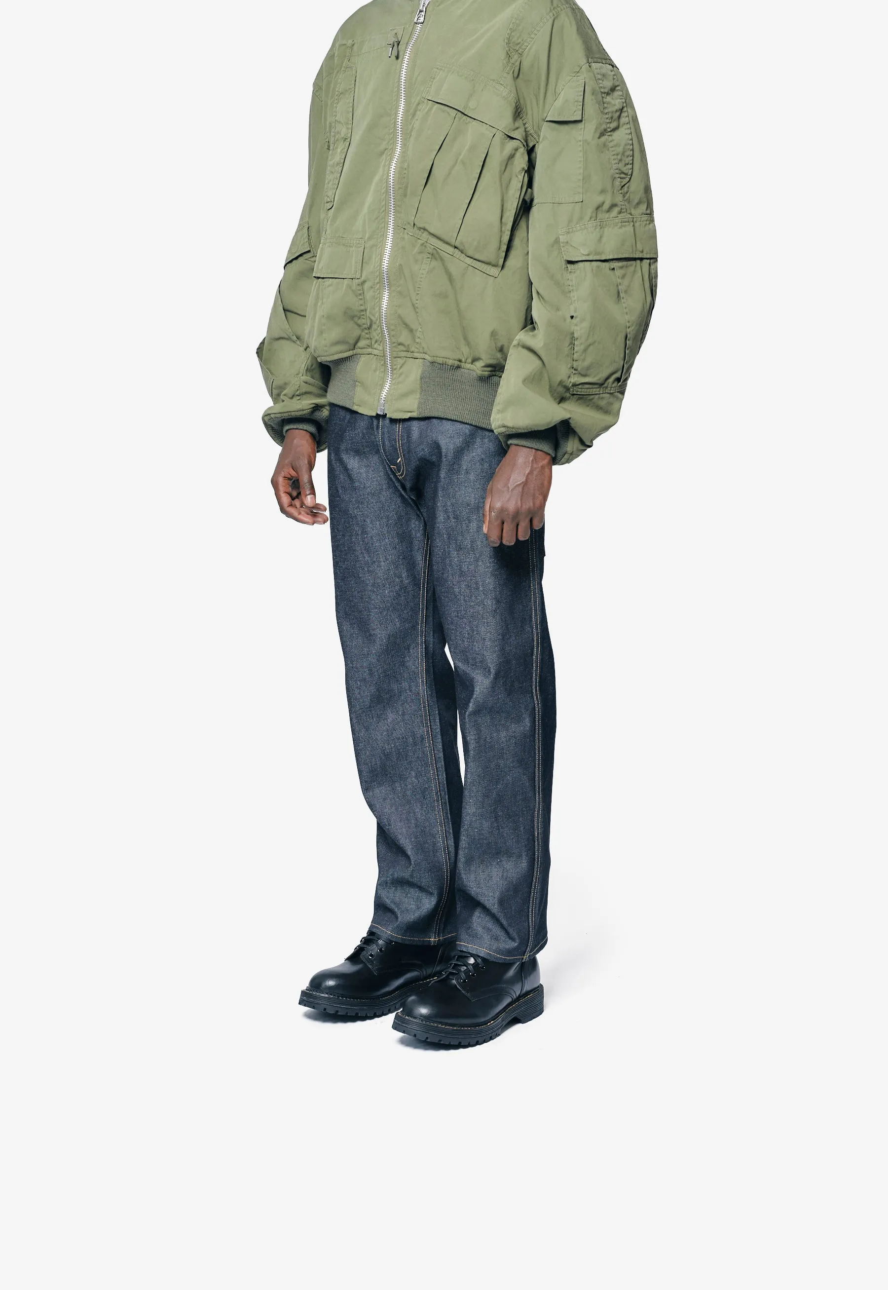 Levi's Contrast Trim Denim Pants Indigo/Black WP-P201-051-1 sold by Nomad product image thumbnail 3