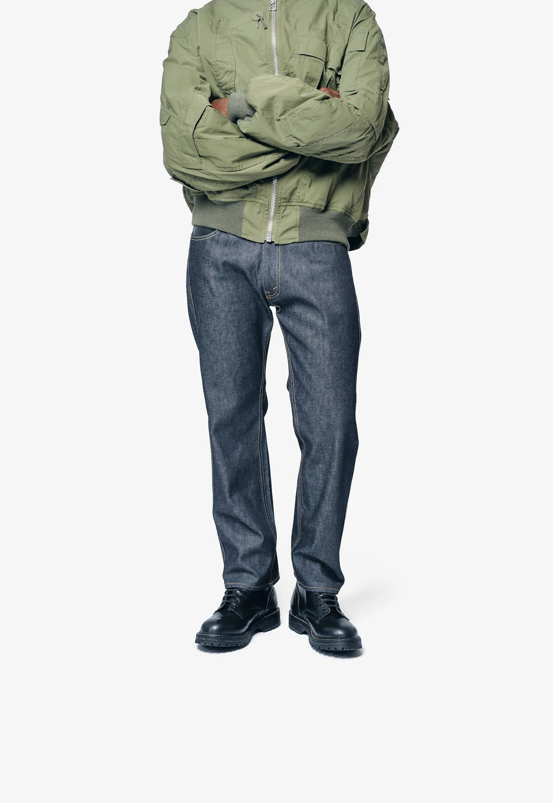 Levi's Contrast Trim Denim Pants Indigo/Black WP-P201-051-1 sold by Nomad product image thumbnail 5