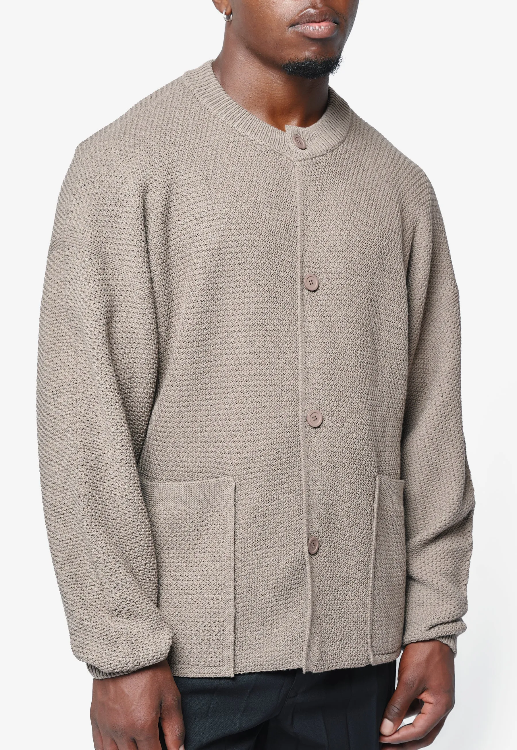 Rustic Knit Sweater Greige HP58-KC290-19 sold by Nomad product image thumbnail 2