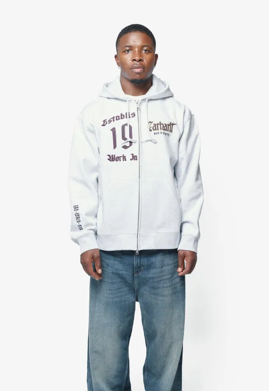 Hooded Dual Sweat Jacket Ash Heather I035611-6 sold by Nomad