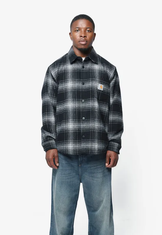 Brennan Shirt Jacket Black/Wax I035324-4 sold by Nomad