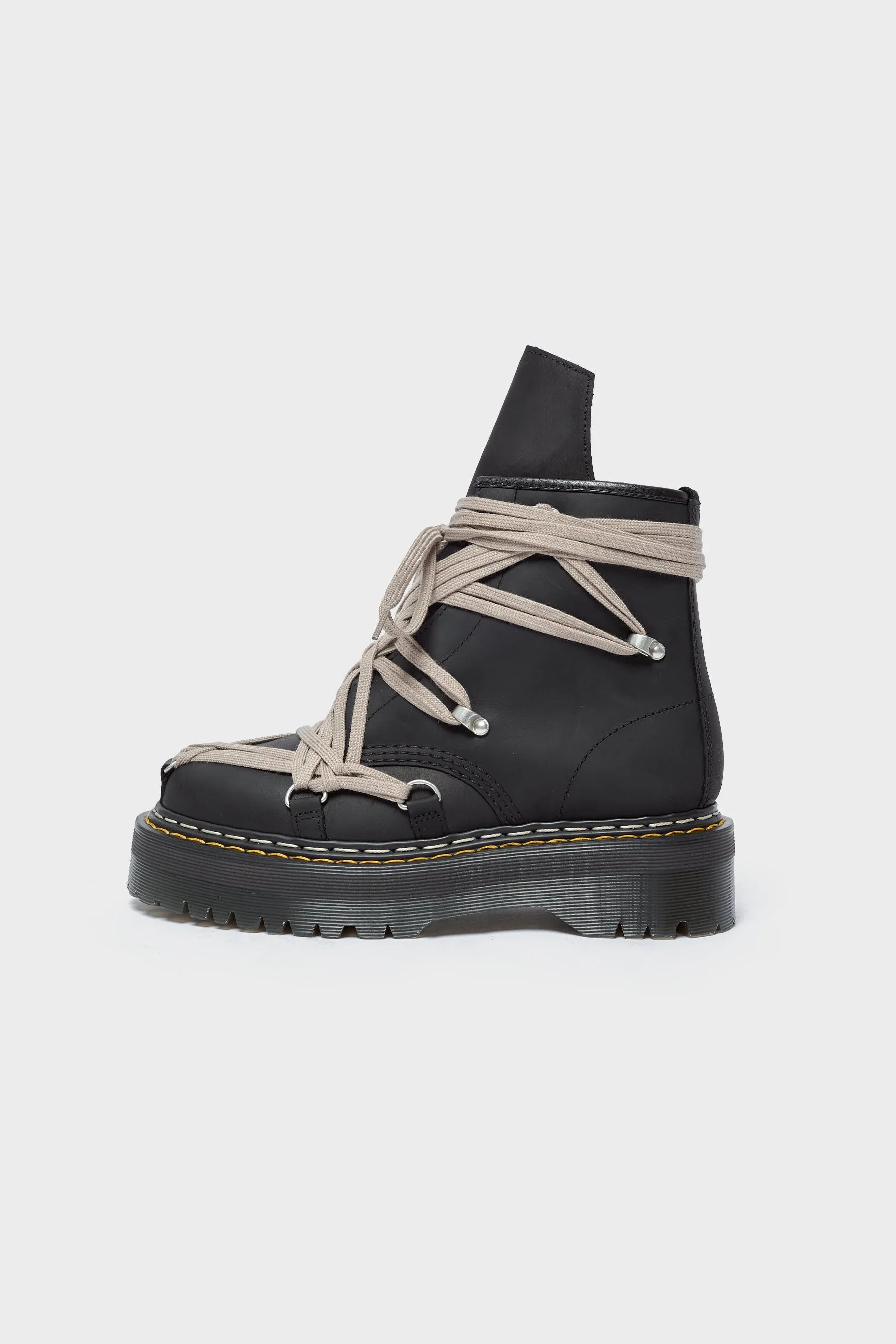 Dr.Martens 1460 Quad Sole Megalace Boot Black DM02E6812 8001 09 sold by Nomad