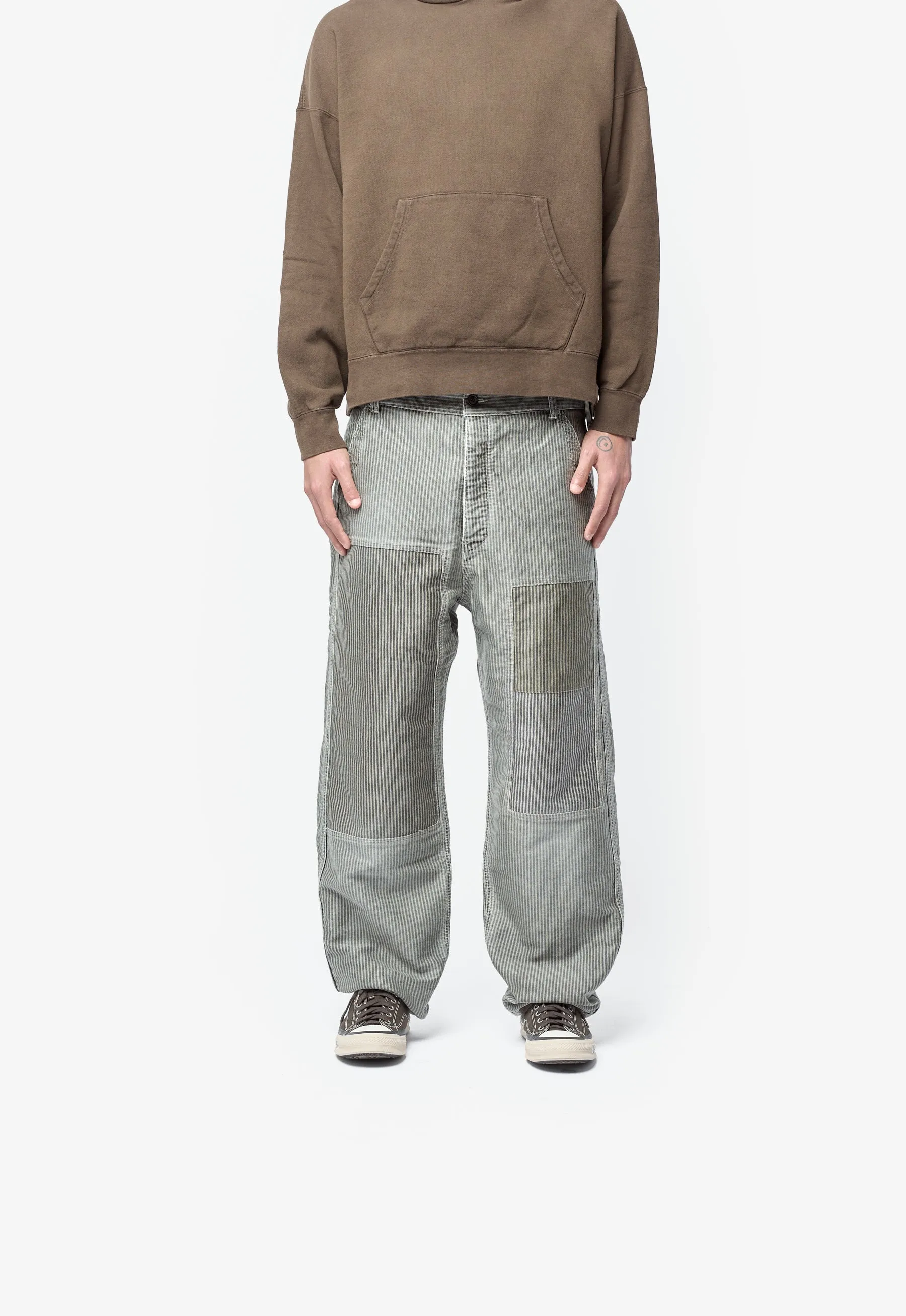 Pastoral Pants Striped Moleskin DMGD Gray 0125205008010 sold by Nomad
