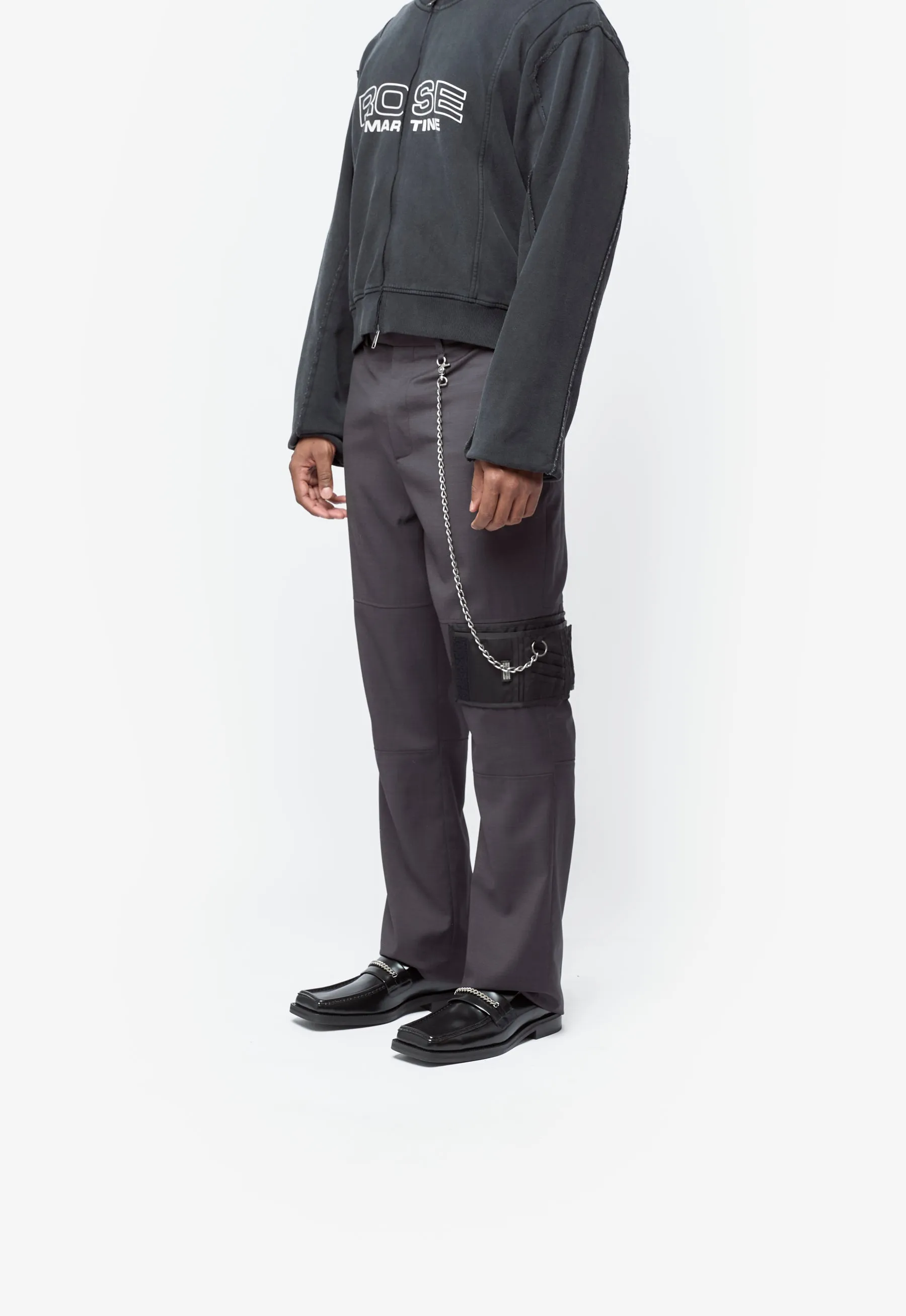 Bootcut Wallet Trouser Black-Purple 375WT16036 sold by Nomad product image thumbnail 3