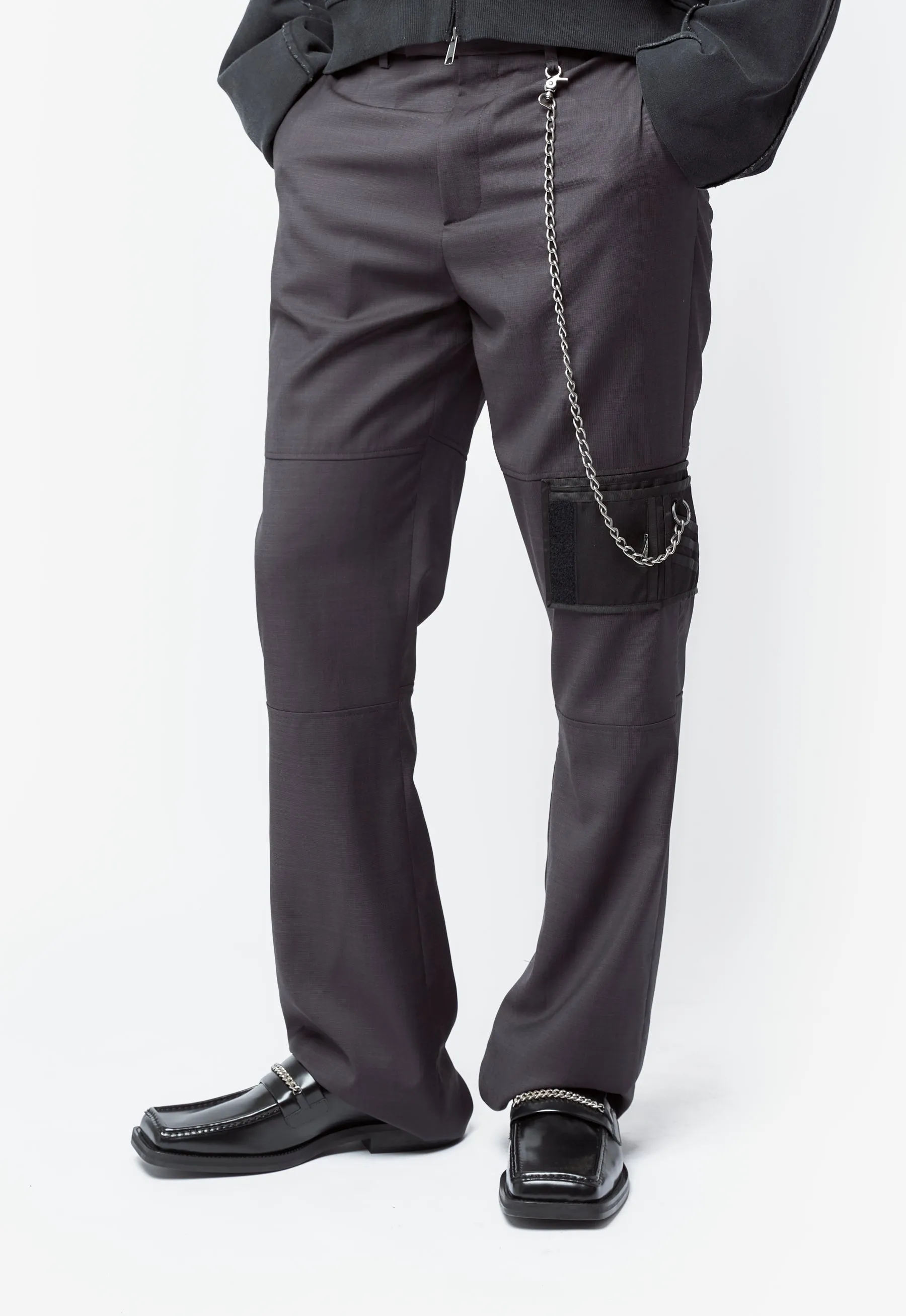 Bootcut Wallet Trouser Black-Purple 375WT16036 sold by Nomad product image thumbnail 2