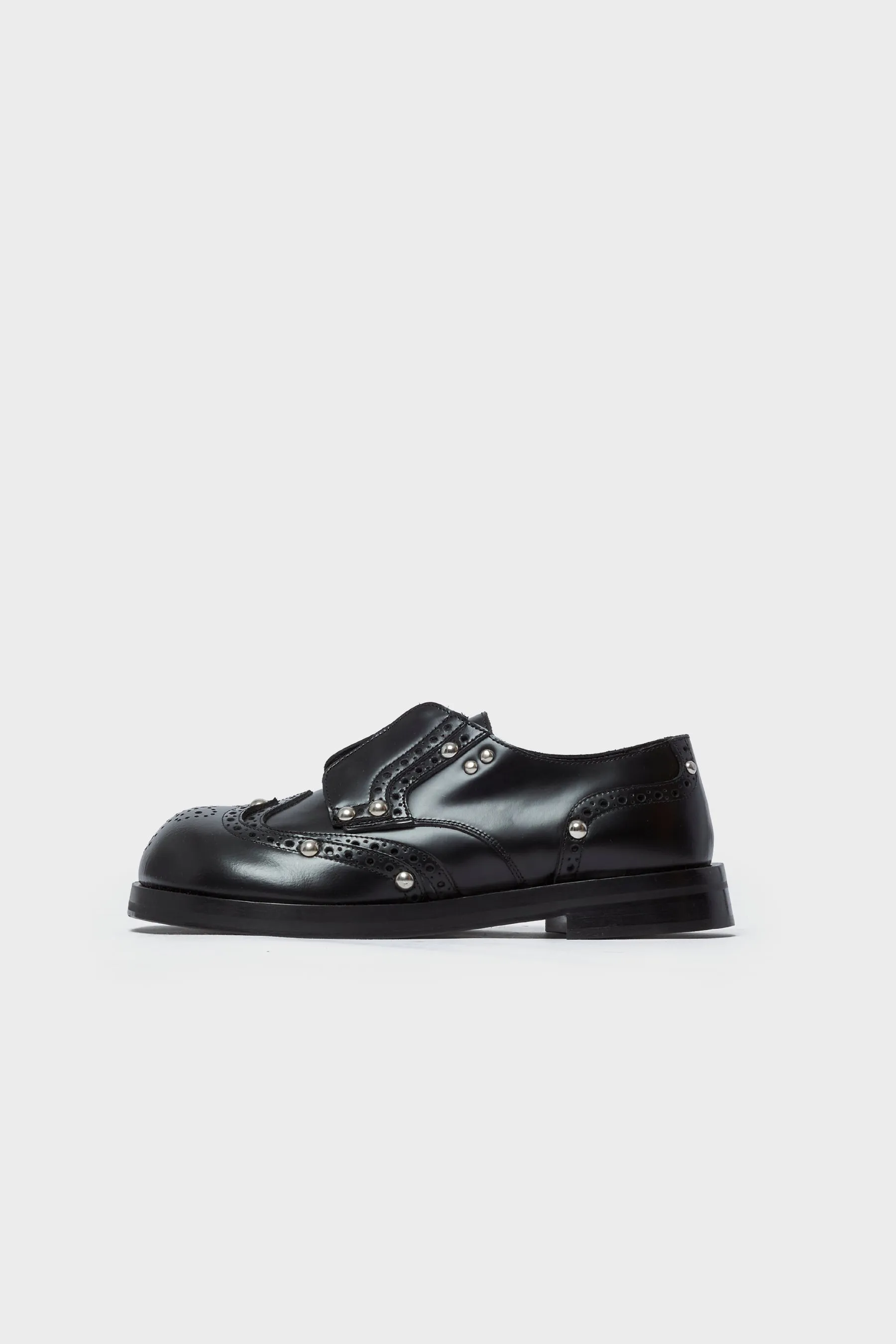 Leather Brogue Derby Black FN-MN-SHOE000316 sold by Nomad