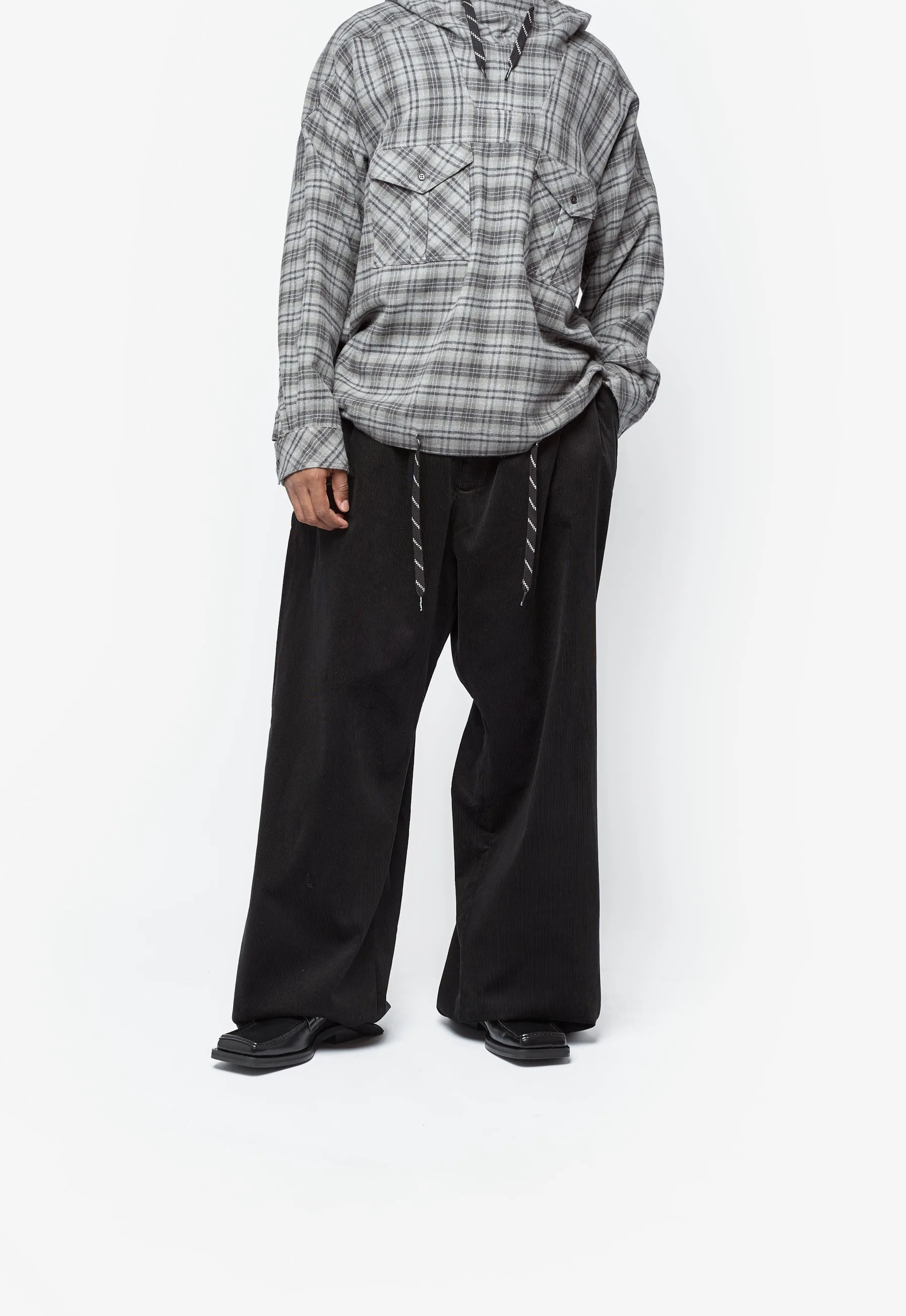 Extreme Wide Leg Tailored Trouser Black 853WP21001 sold by Nomad product image thumbnail 5