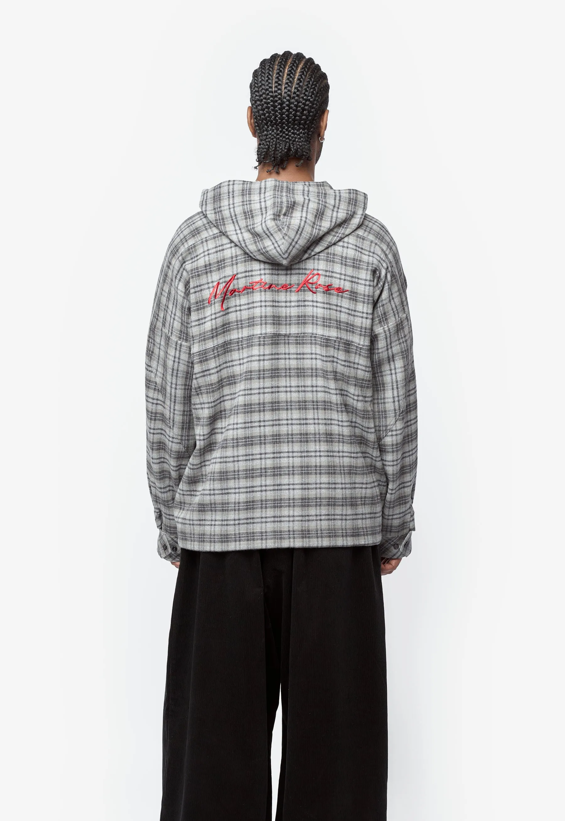 Hooded Shirt Grey Check 471WS33051 sold by Nomad product image thumbnail 4