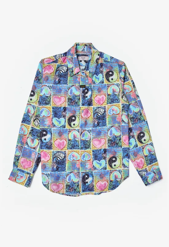 Classic Shirt Blue Hearts 401WS31532 sold by Nomad