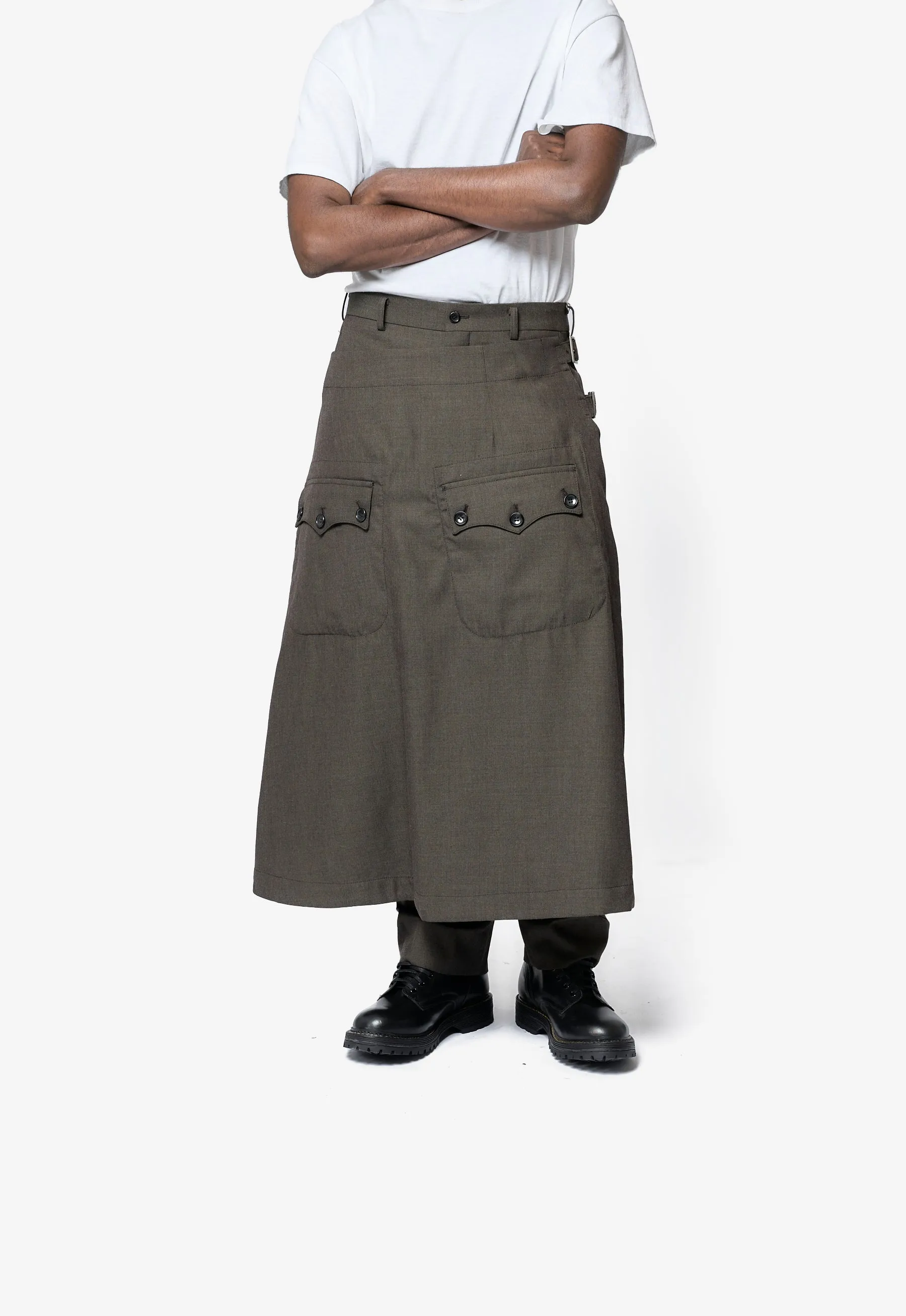 Multi Pocket Wrap Trouser Brown PP-P039-051-1 sold by Nomad product image thumbnail 5