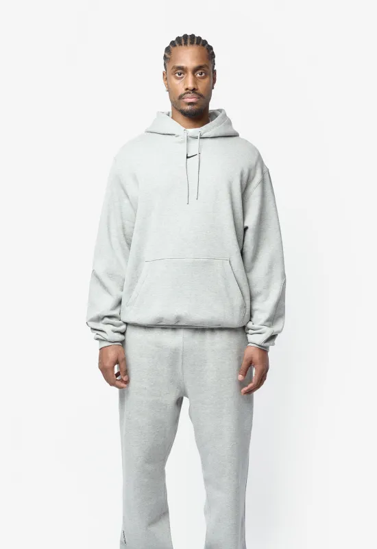 NOCTA CS Fleece Hoodie Dark Grey Heather/Matte Silver /Black HM5762-021 sold by Nomad