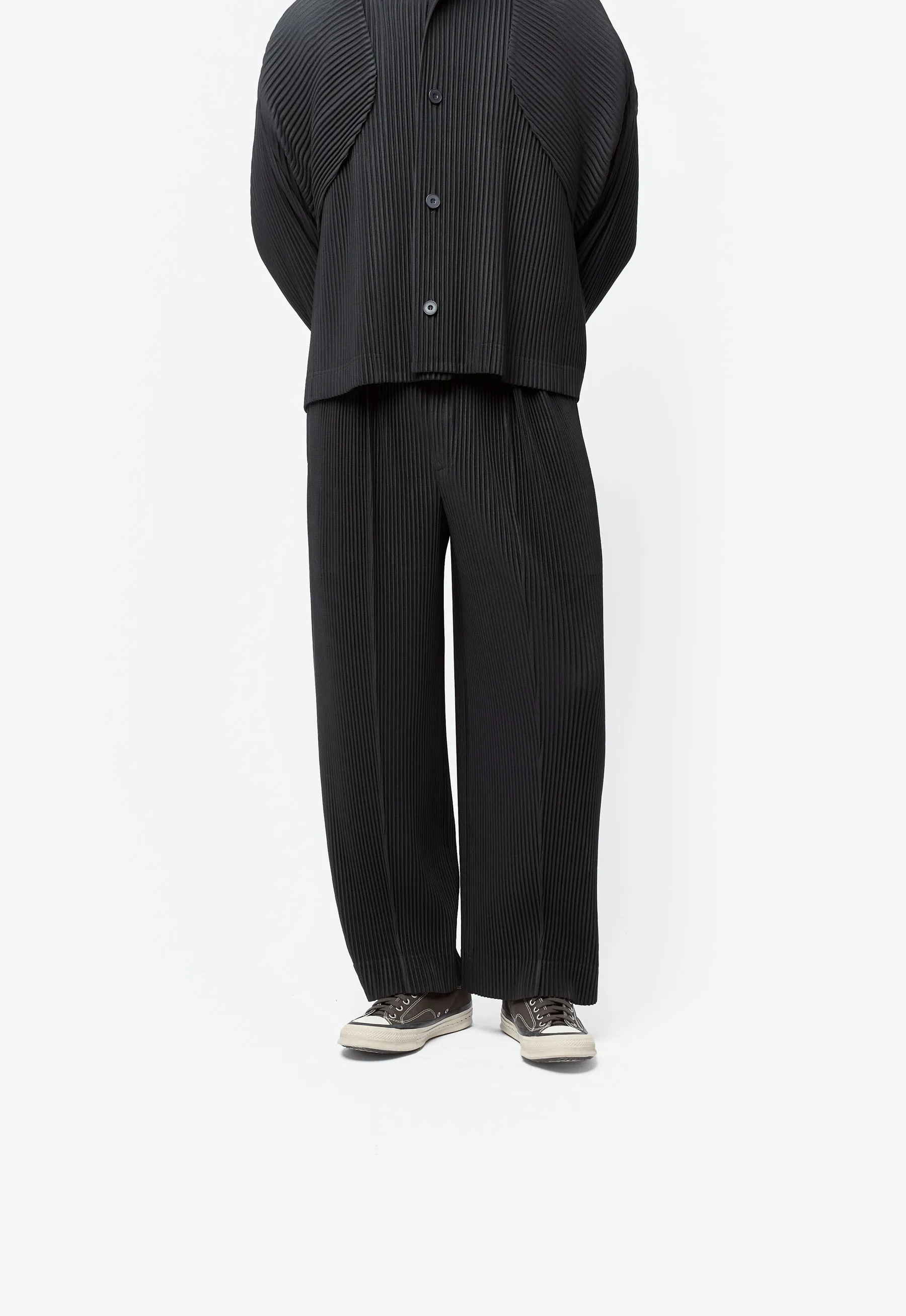 Monthly Colour January Pleated Pant Black HP66-JF014-15 sold by Nomad product image thumbnail 5