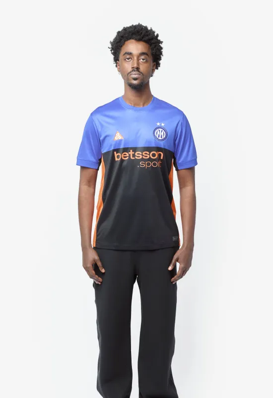 Inter Milan Soccer Jersey Hyper Blue/Black/Safety Orange IM6998-413 sold by Nomad