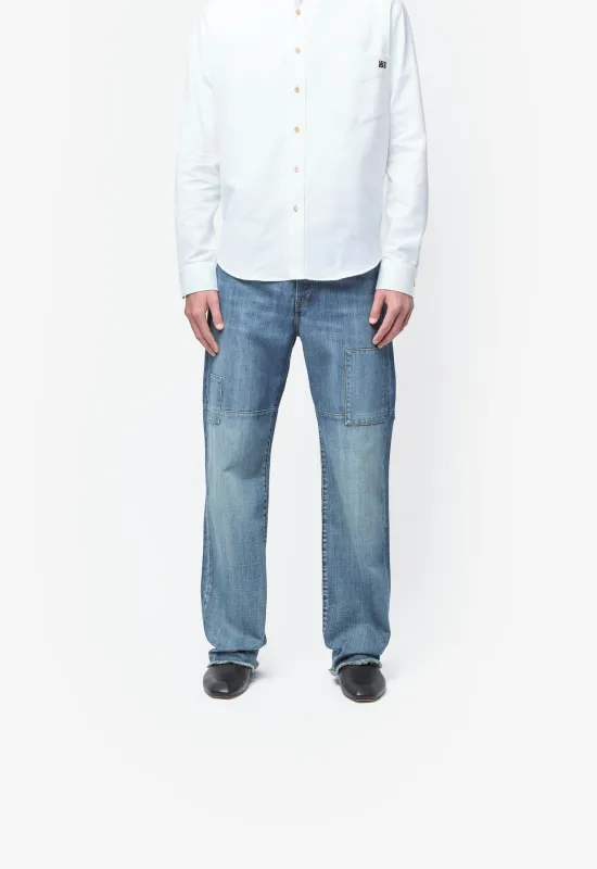 Chance Denim Patched Blue Vintage Wash MS26DE01-CO06-502 sold by Nomad