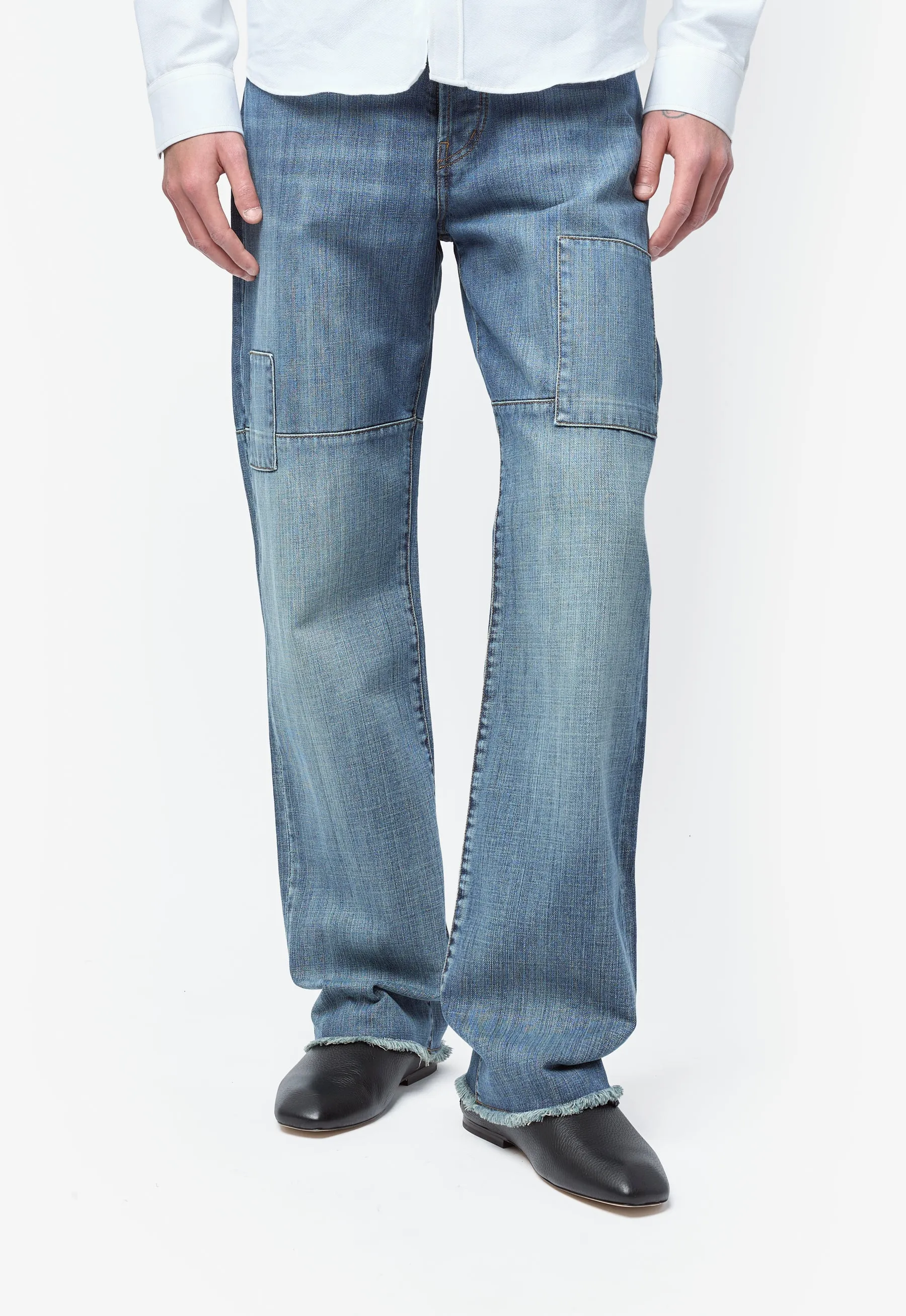 Chance Denim Patched Blue Vintage Wash MS26DE01-CO06-502 sold by Nomad product image thumbnail 2