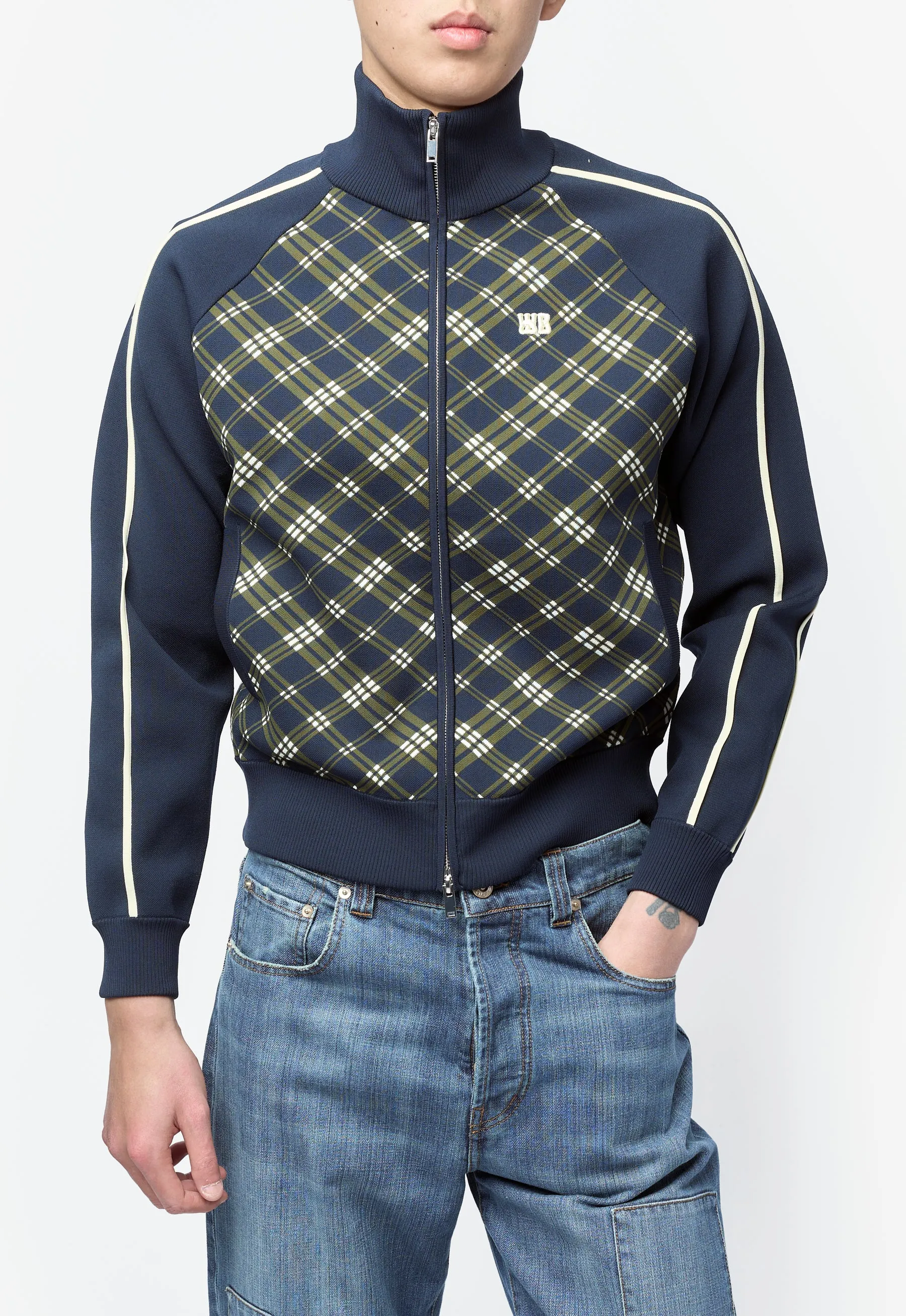 Men's Power Track Top Navy/Khaki US26KN34-PL03-570 sold by Nomad product image thumbnail 2