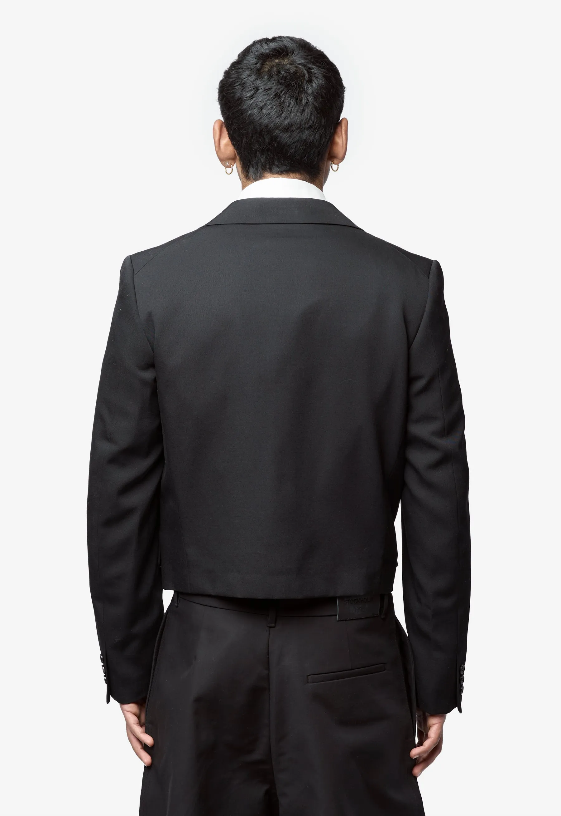 Cropped Blazer Black PQ-J050-051 sold by Nomad product image thumbnail 3
