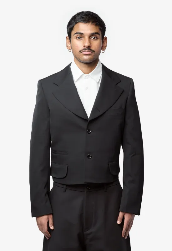 Cropped Blazer Black PQ-J050-051 sold by Nomad