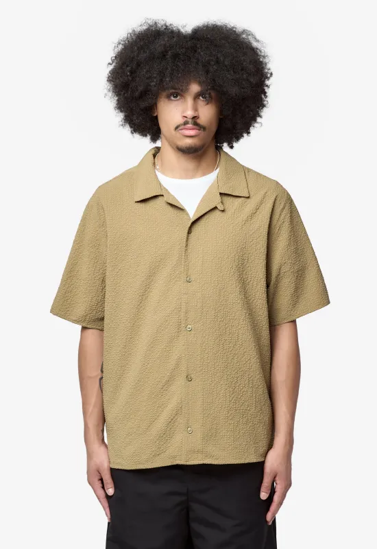 Pacific City Button Down Shirt Cedar Green NF0A8HB62EL made by The North Face