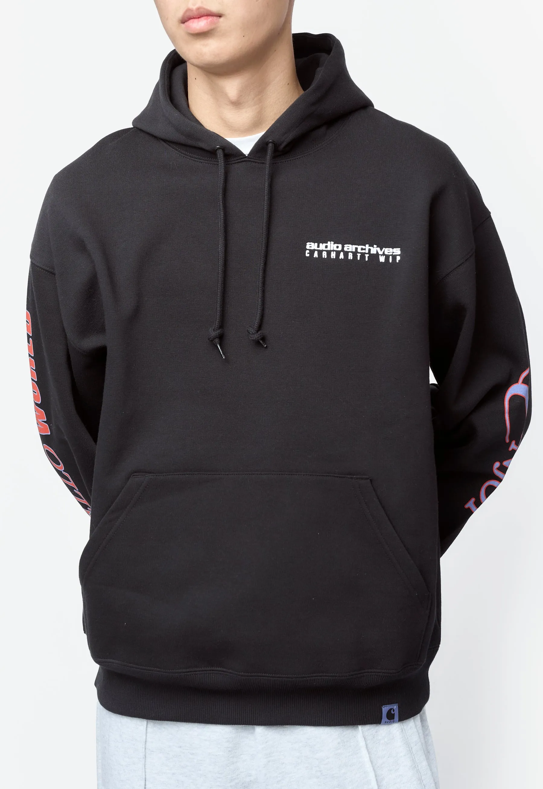 Men's Audio Archives WIP Hooded Sweatshirt Black I036683 sold by Nomad product image thumbnail 2