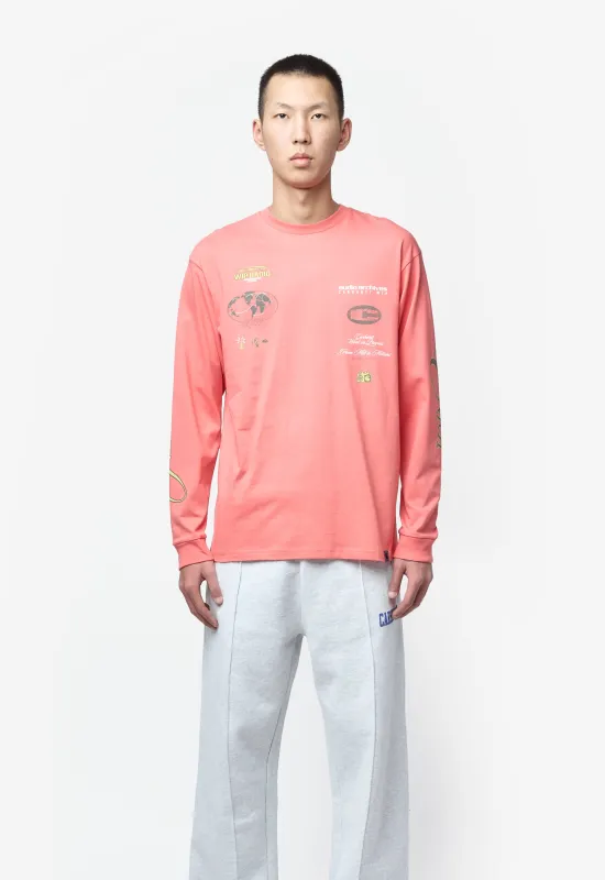 Audio Archives WIP Long Sleeve T-Shirt Orange I036684 made by Nomad