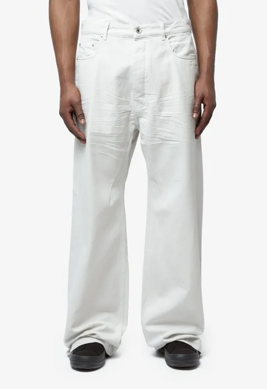 Men's Geth Jeans Milk Wash DU01F4351 made by Rick Owens