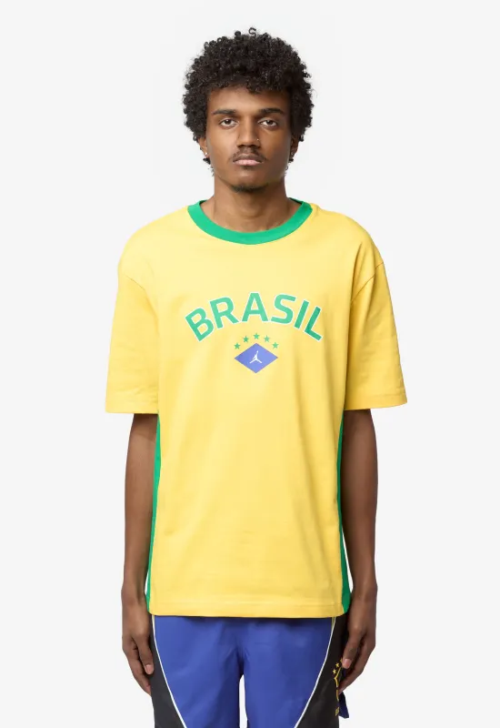 Air Jordan 85 Tee VARSITY MAIZE/LUCKY GREEN II5387-741 made by Jordan