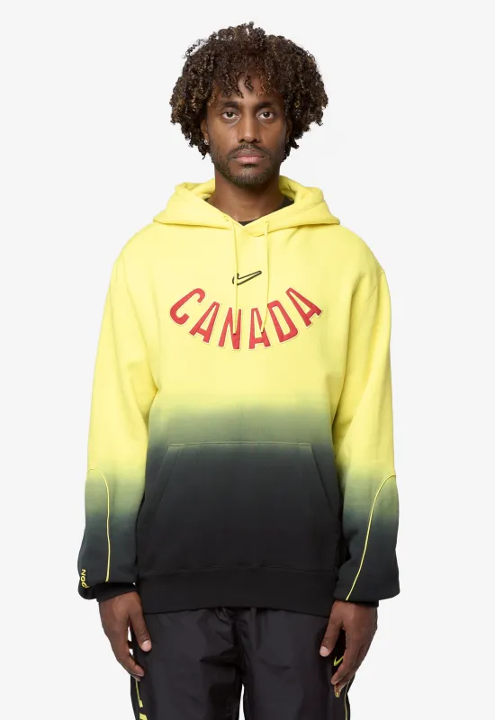 Men's Nike x Nocta Hoodie Yellow Ombre/Black/Red IM3232-704 made by Nocta