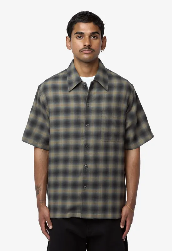 Men's Every Shirt Shortsleeve Yukon Check Woolton M4262EYC made by Our Legacy