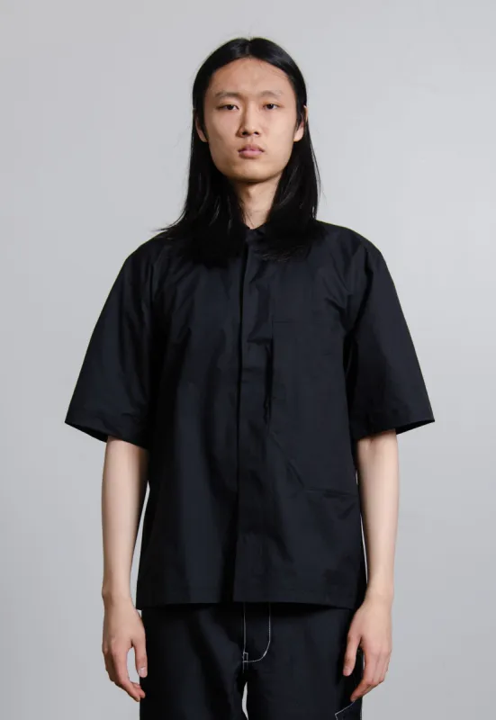 Demlo Short Sleeve Shirt Black sold by Nomad