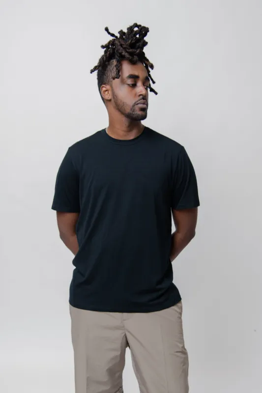 Frame Short Sleeve Tee Black sold by Nomad