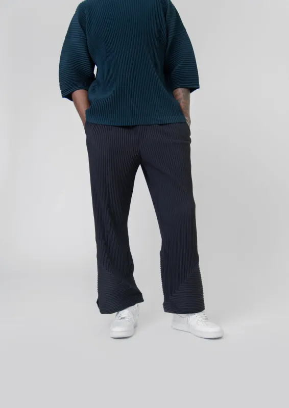 Stem Pleated Trouser Darkness Brown JF198-48 sold by Nomad
