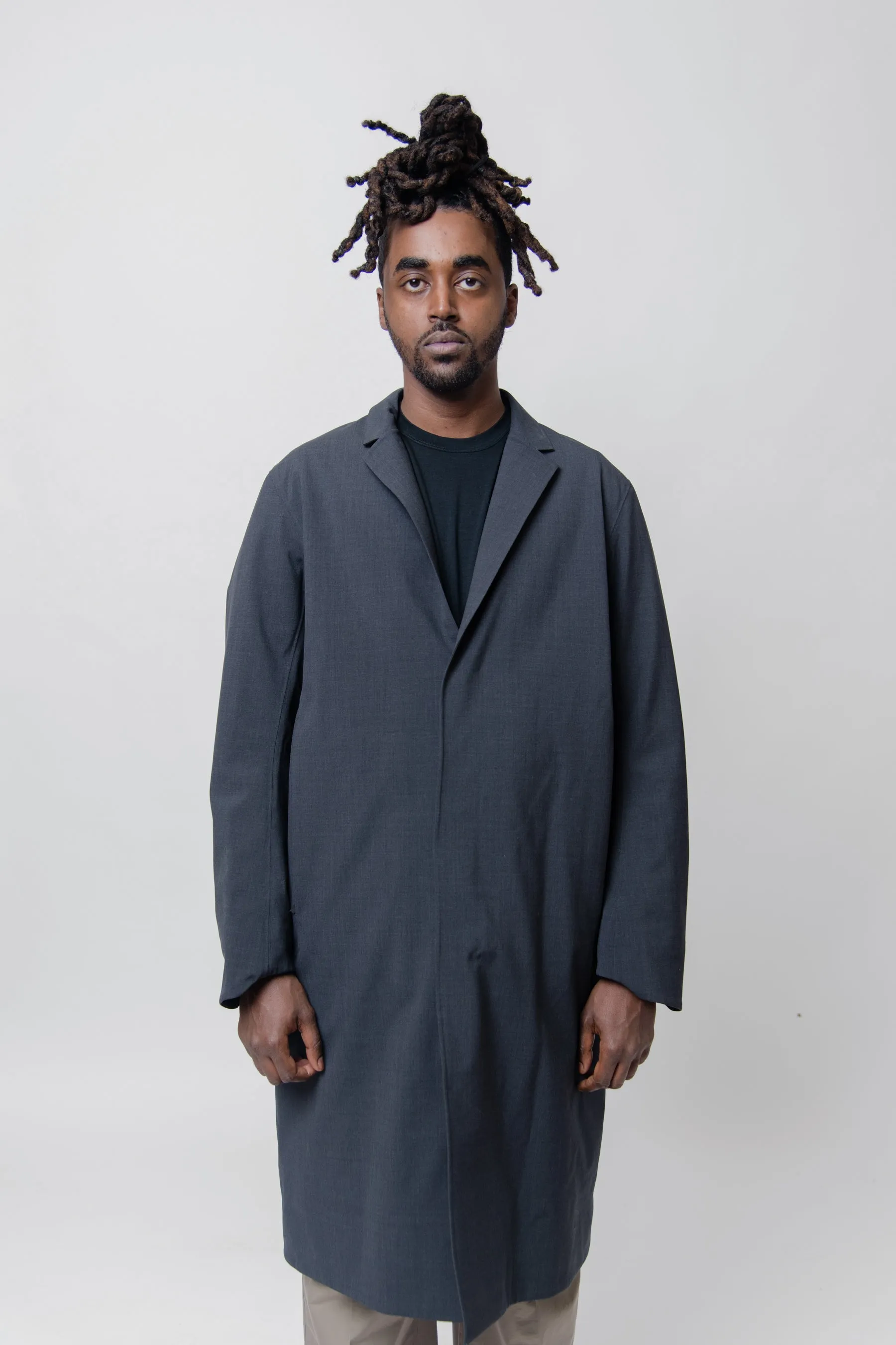 ジャケット・アウター VEILANCE Lenan Tech Wool Topcoat Lenan Insulated Tech Wool Topcoat Black Heather | Parallel