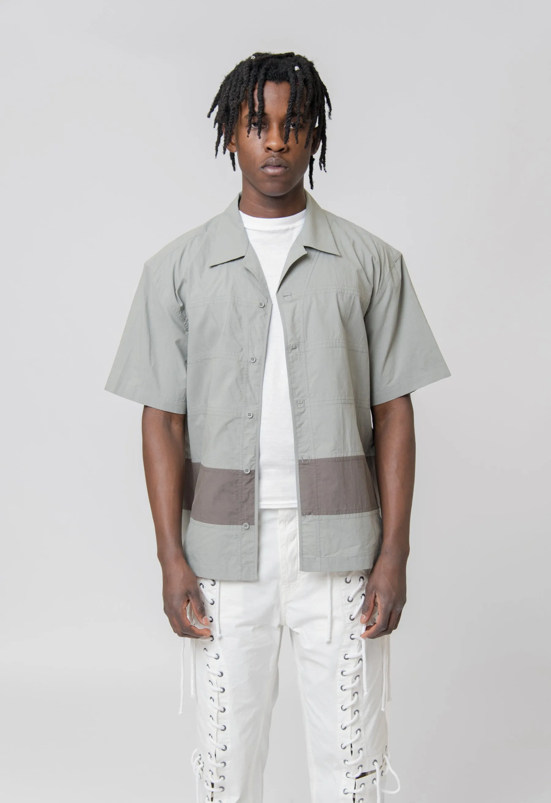 Barrel Shirt Grey CGSS24CWOSHI08 sold by Nomad product image thumbnail 3