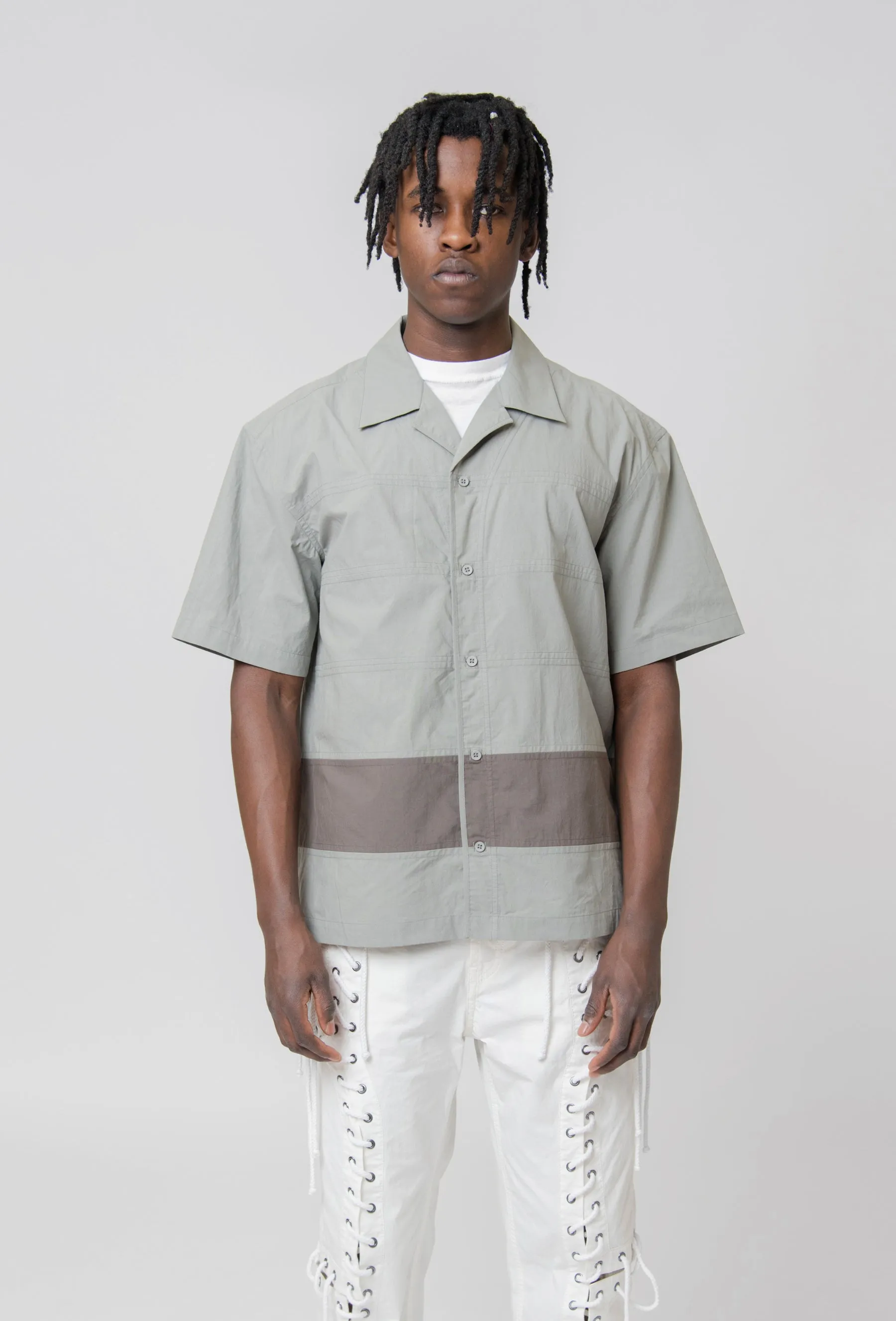 Barrel Shirt Grey CGSS24CWOSHI08 sold by Nomad