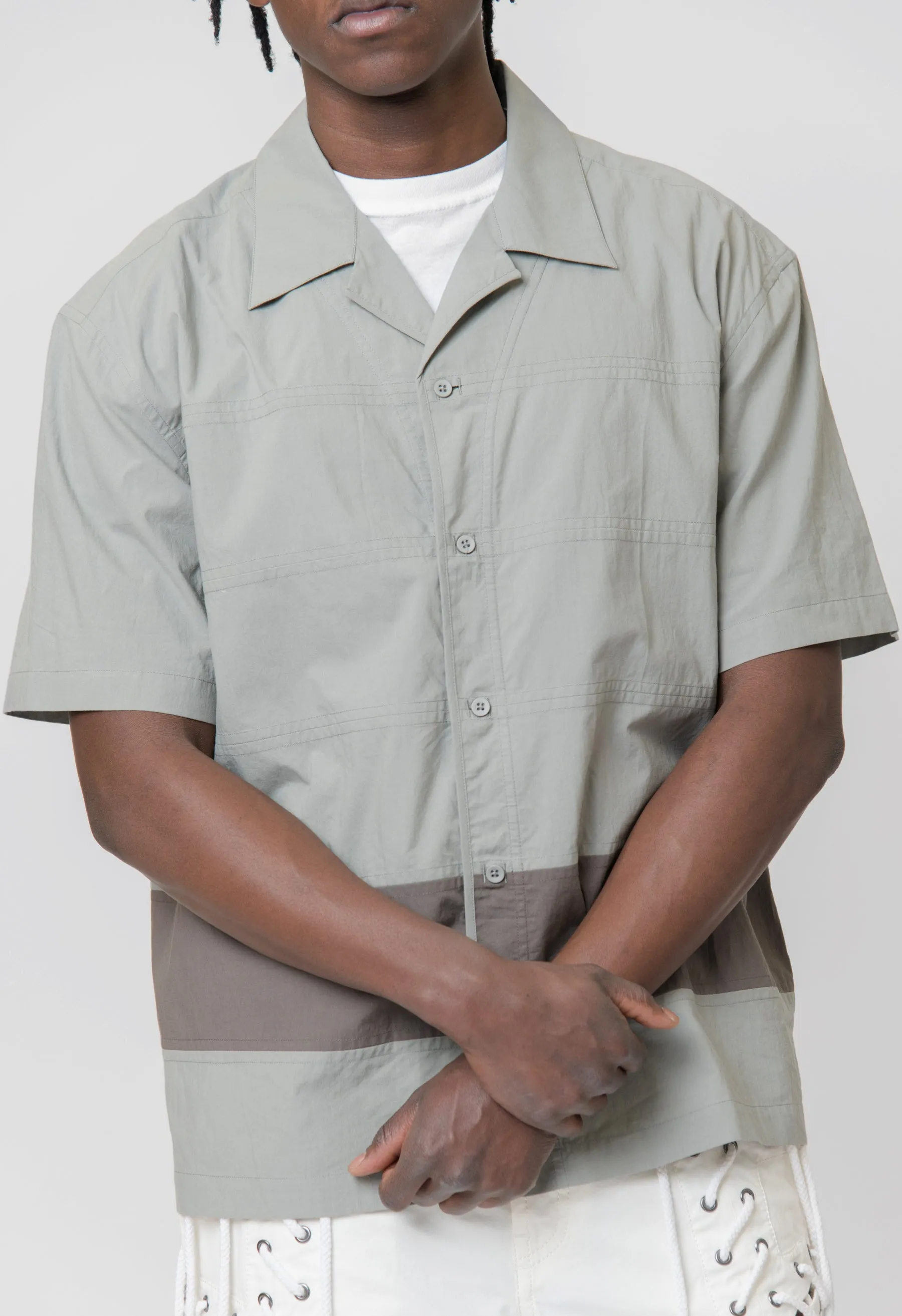 Barrel Shirt Grey CGSS24CWOSHI08 sold by Nomad product image thumbnail 2