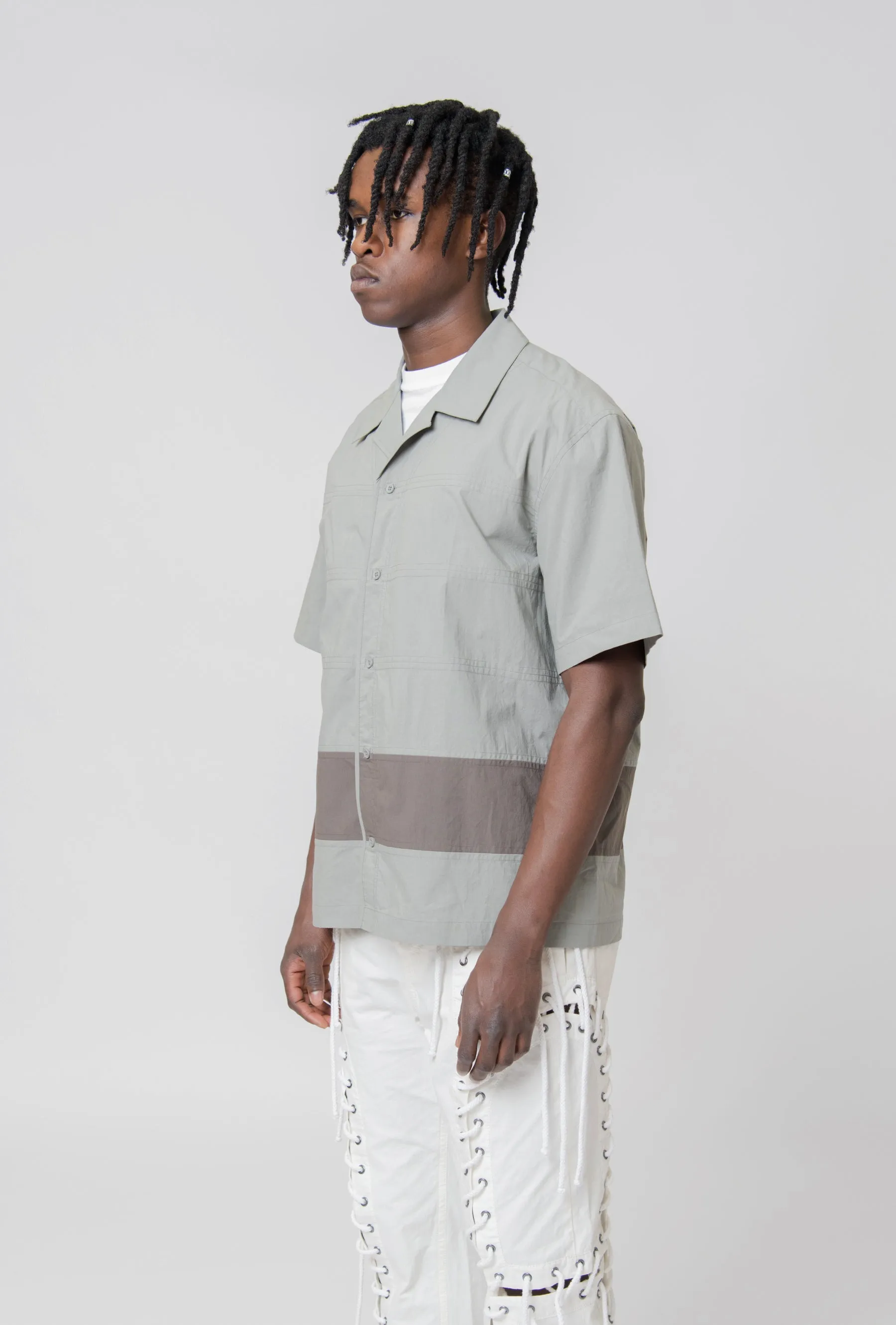 Barrel Shirt Grey CGSS24CWOSHI08 sold by Nomad product image thumbnail 4