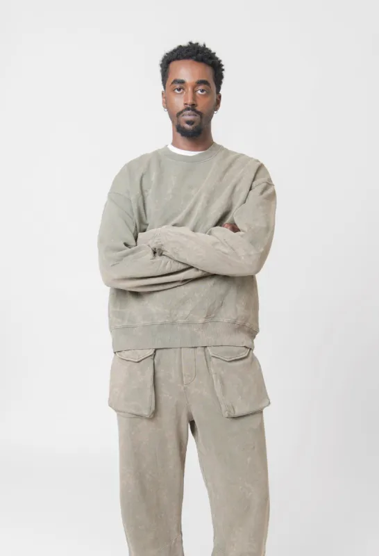 Uniform Crewneck Sweater Iron Grey ACWMW171 sold by Nomad