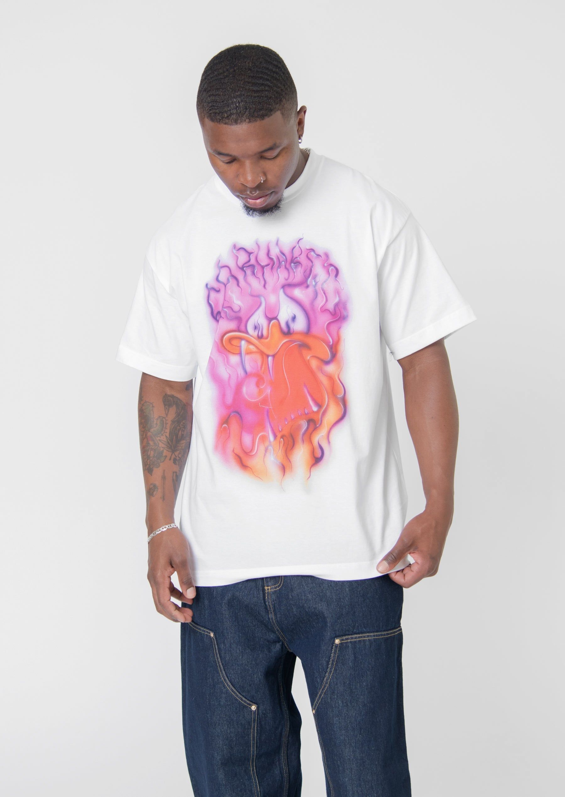 Babybrush Duck Tee White sold by Nomad