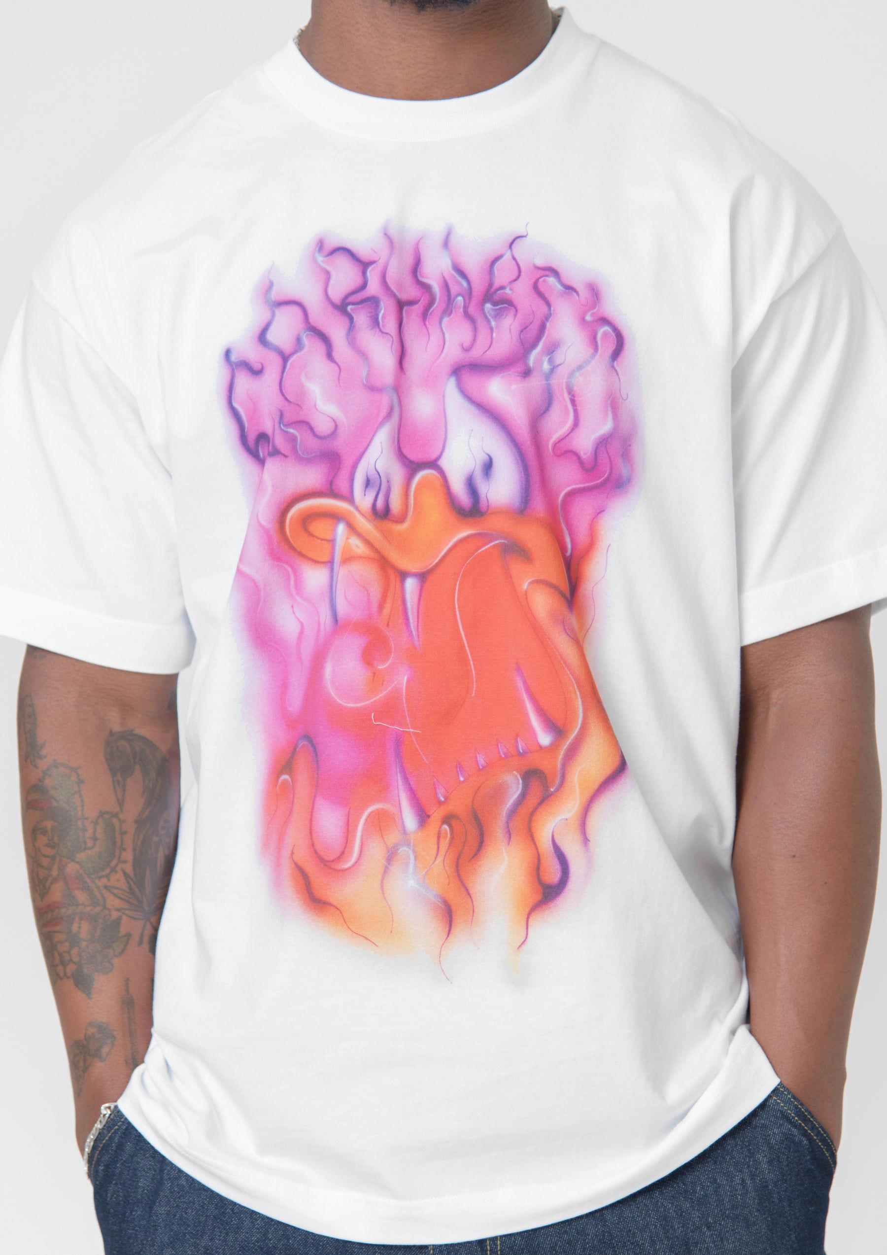 Babybrush Duck Tee White sold by Nomad product image thumbnail 2