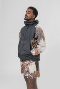 Mountain View Pullover Jacket Black/Baroque Brown FJ3009-010 sold by Nomad