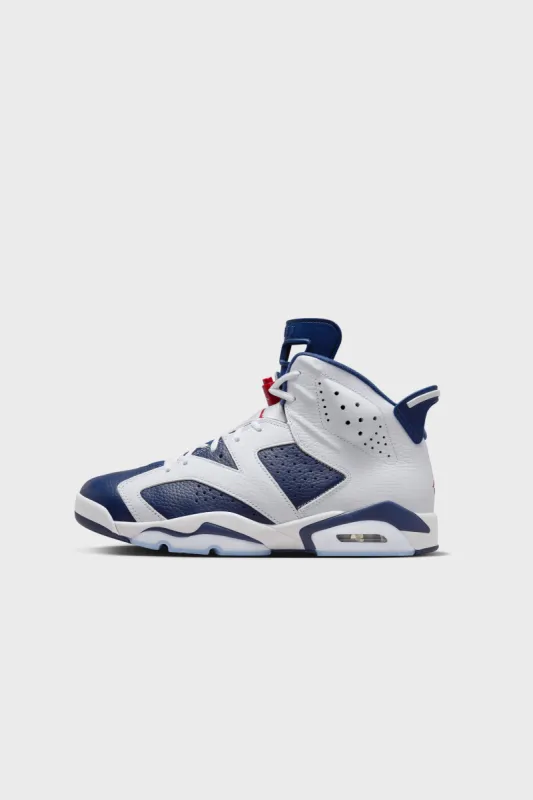 Air Jordan 6 Retro White/Varsity Red-Midnight Navy CT8529-164 sold by Nomad